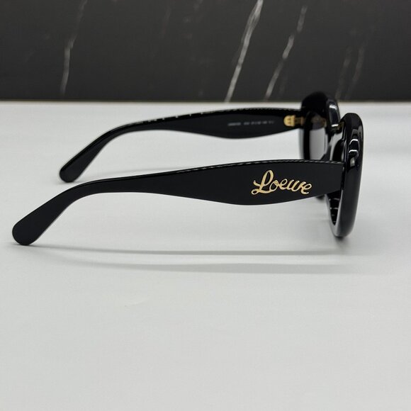 NEW LOEWE LW40153I 01A WOMEN SUNGLASSES BLACK LOEWE EYEWEAR - Picture 6 of 9